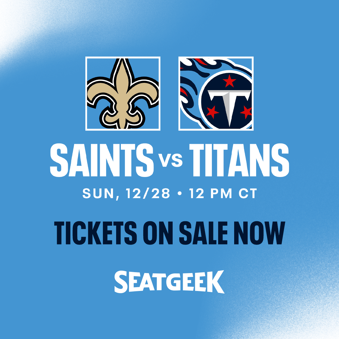 New Orleans Saints vs. Tennessee Titans - Nissan Stadium
